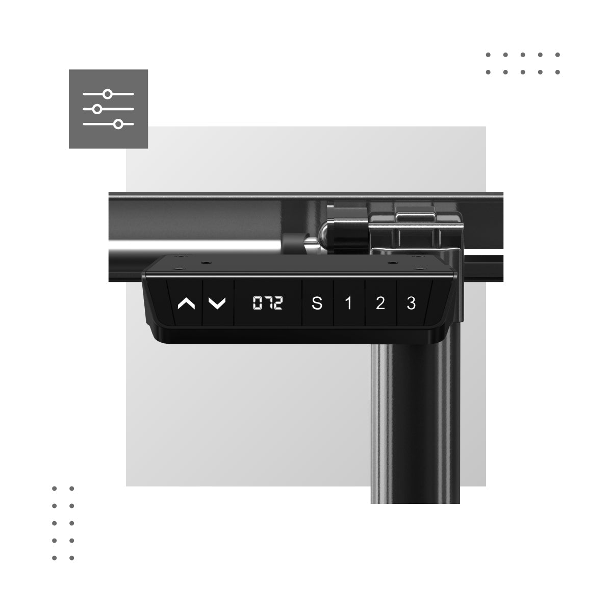 Panel sterowania LED z pamięcią ustawień