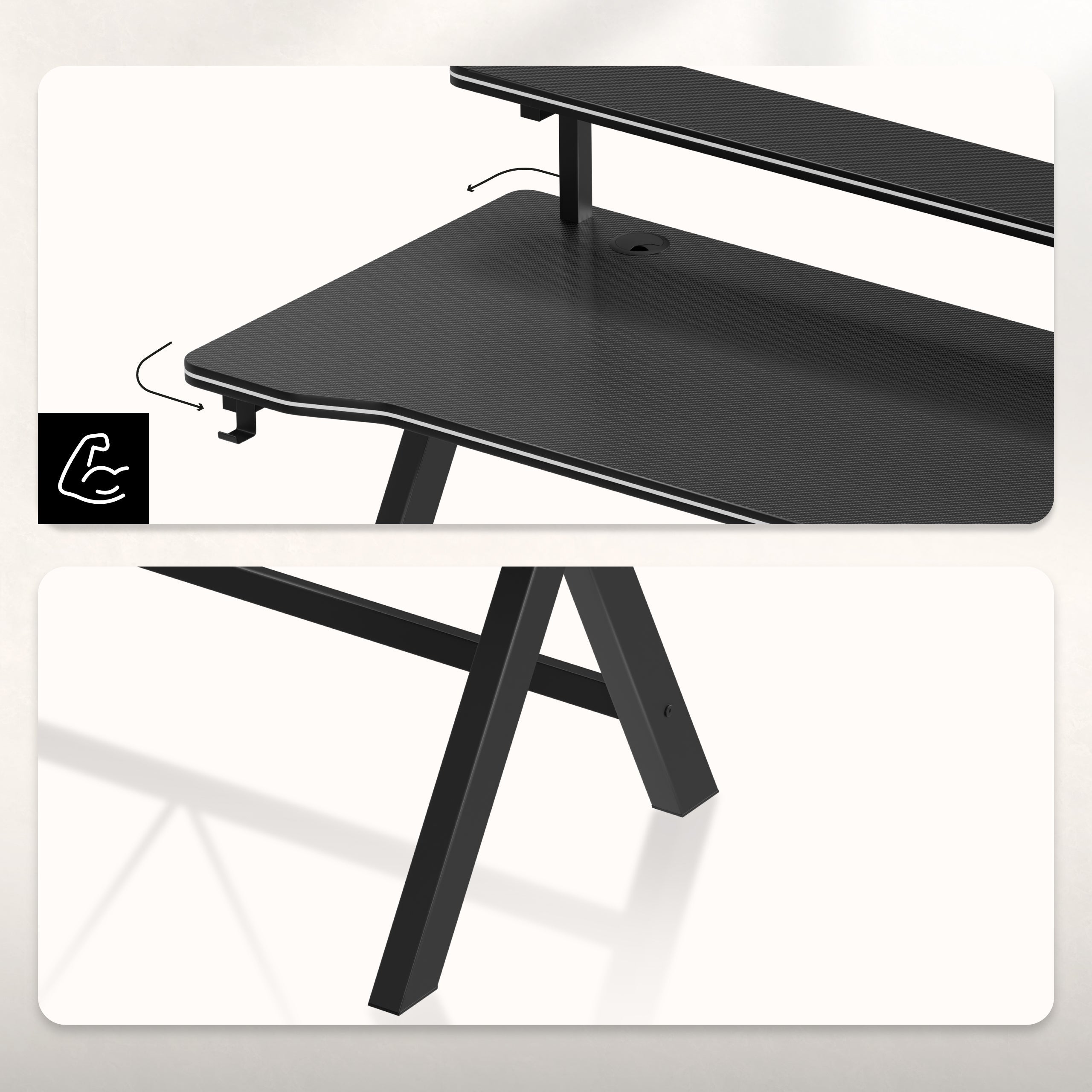 Wytrzymała stalowa konstrukcja