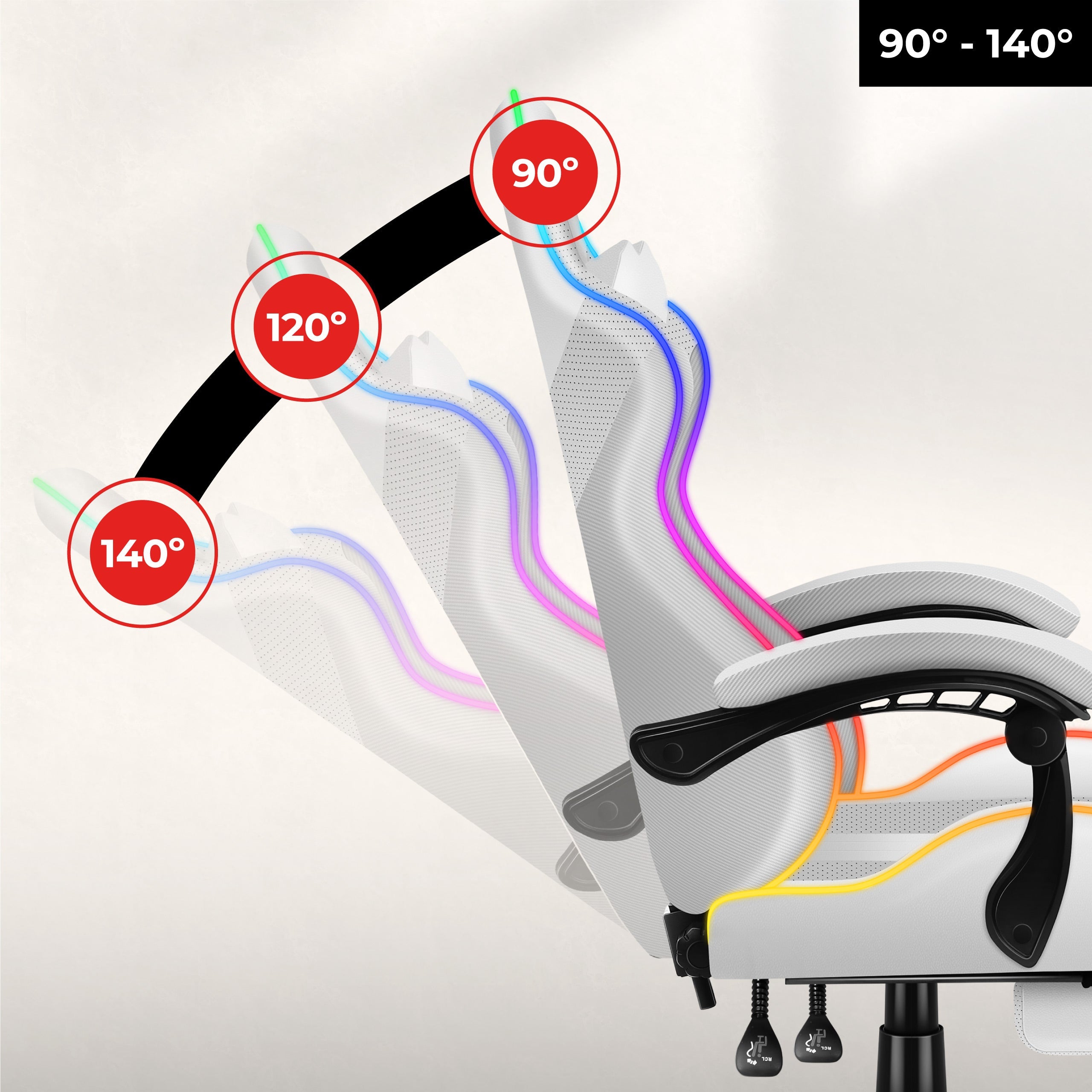 Wygodne pochylanie oparcia
