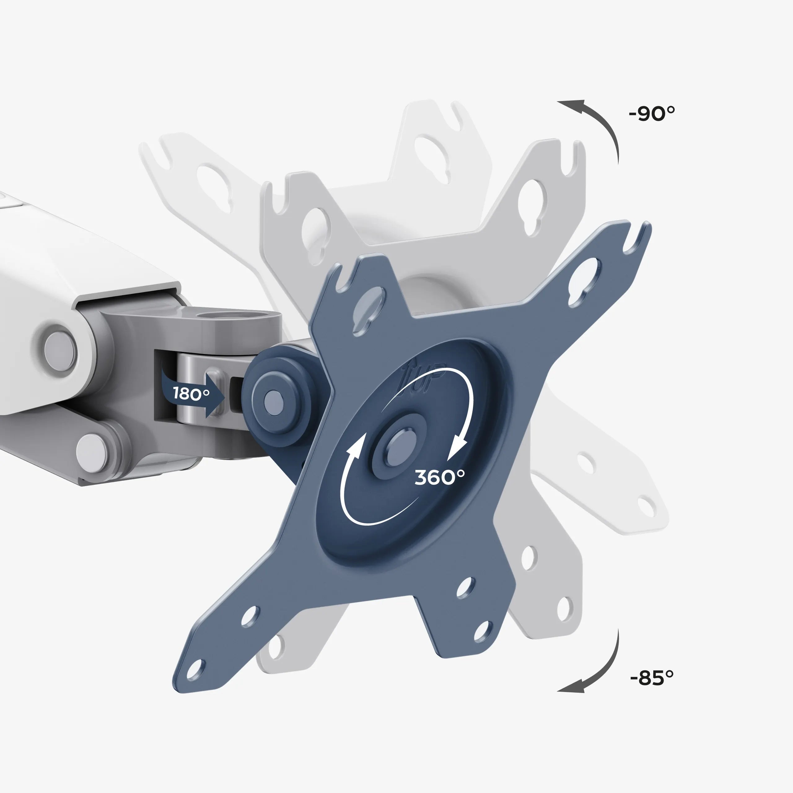 Ruchoma głowica z funkcją Pivot 360°