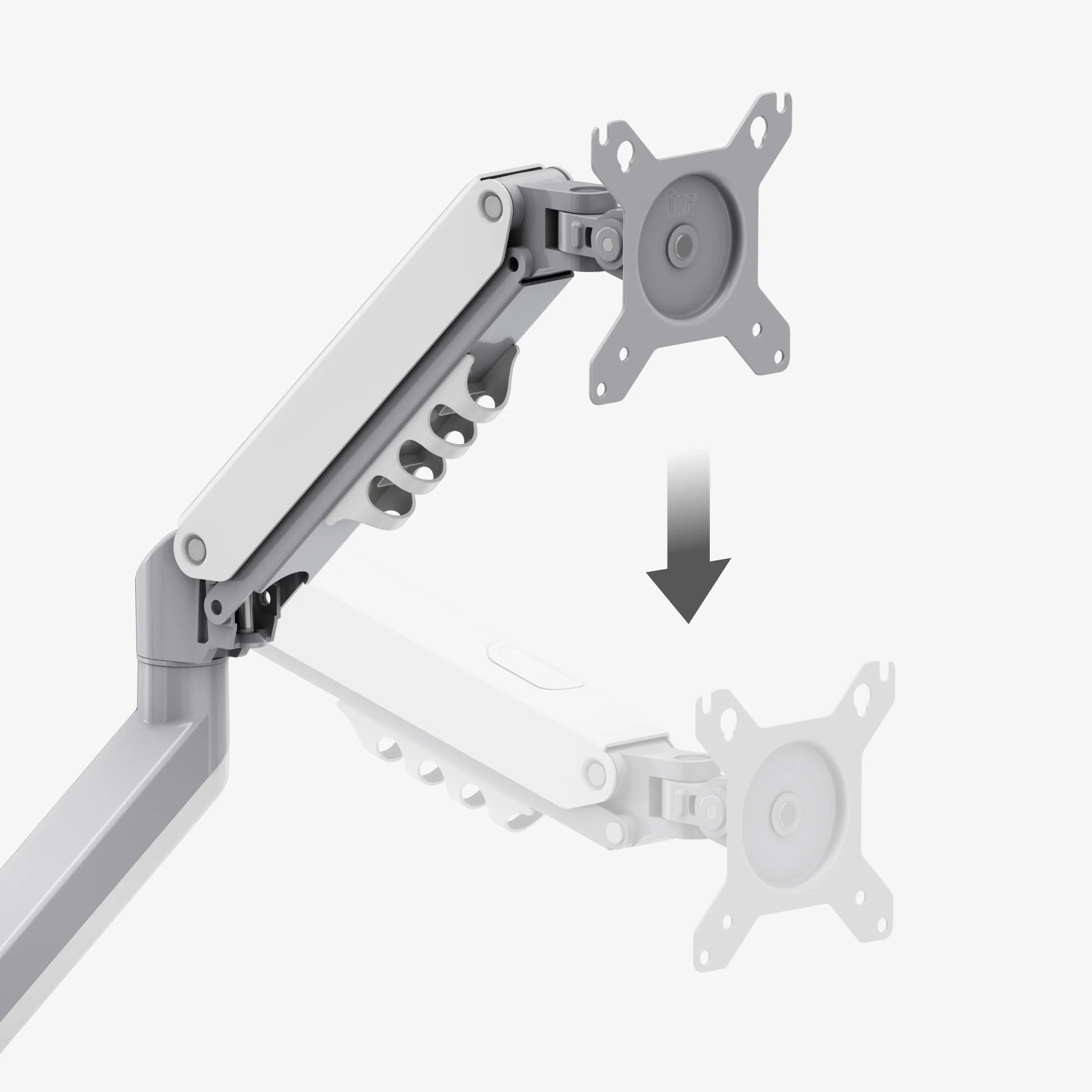 Szeroki zakres regulacji w pionie i poziomie