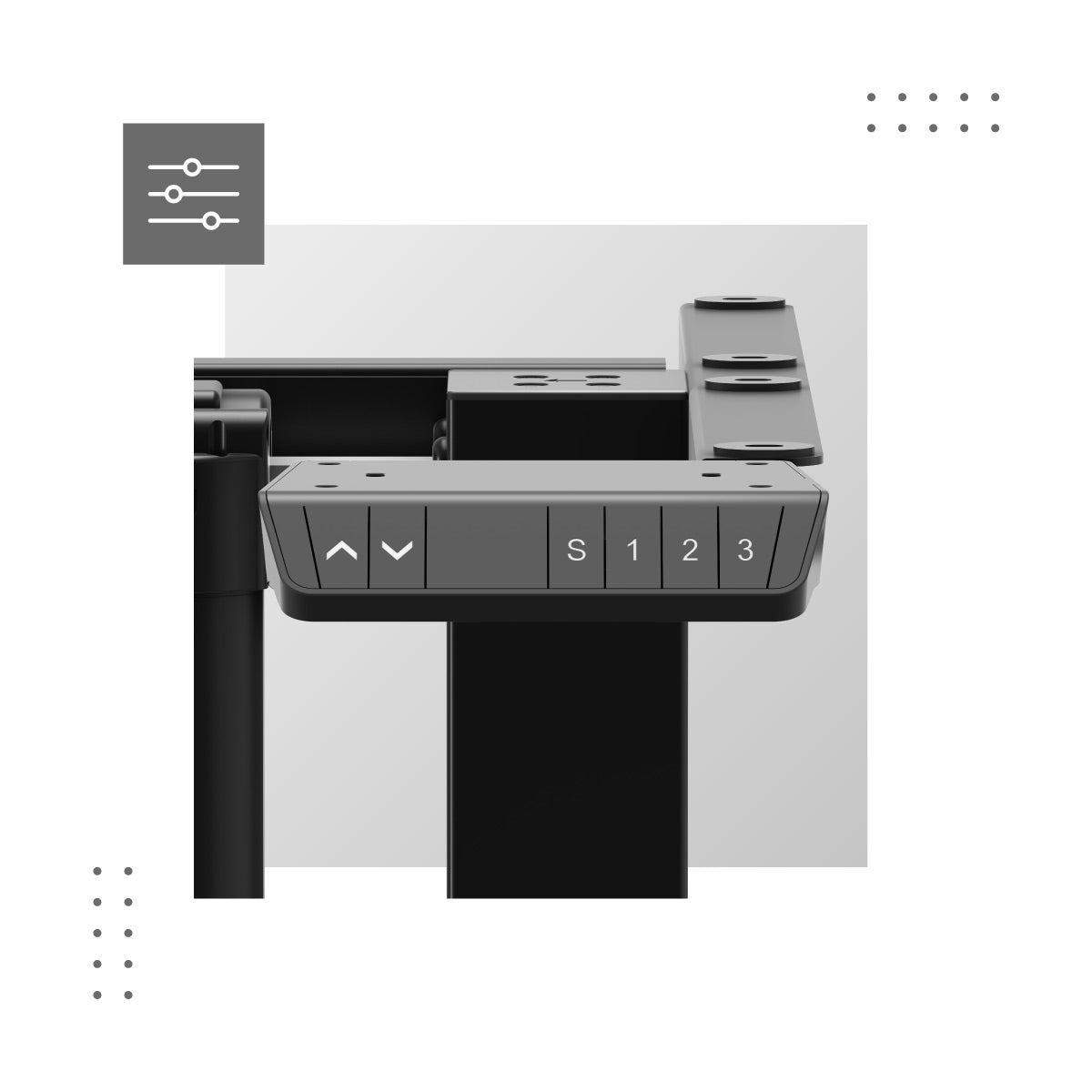 Panel sterowania z pamięcią ustawień