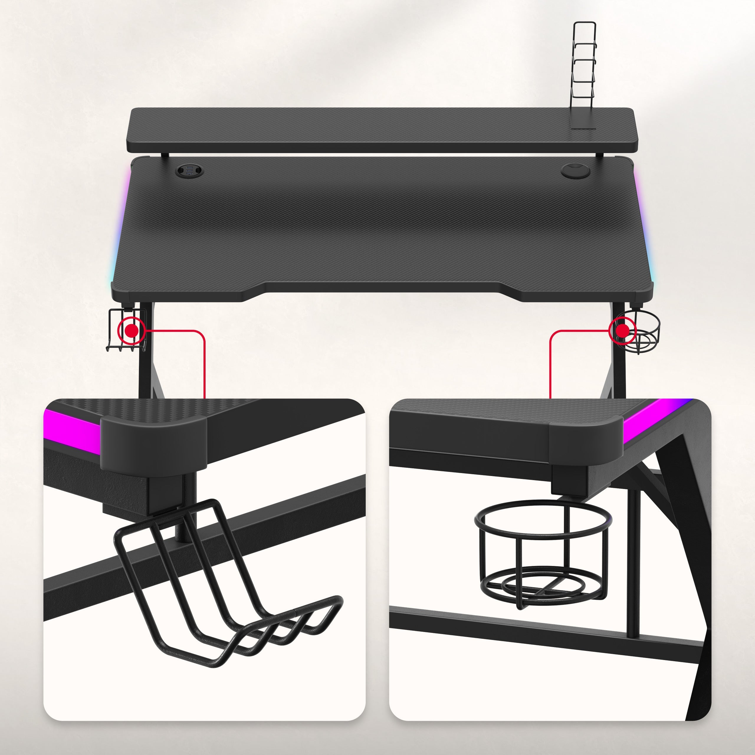 Praktyczne uchwyty na akcesoria