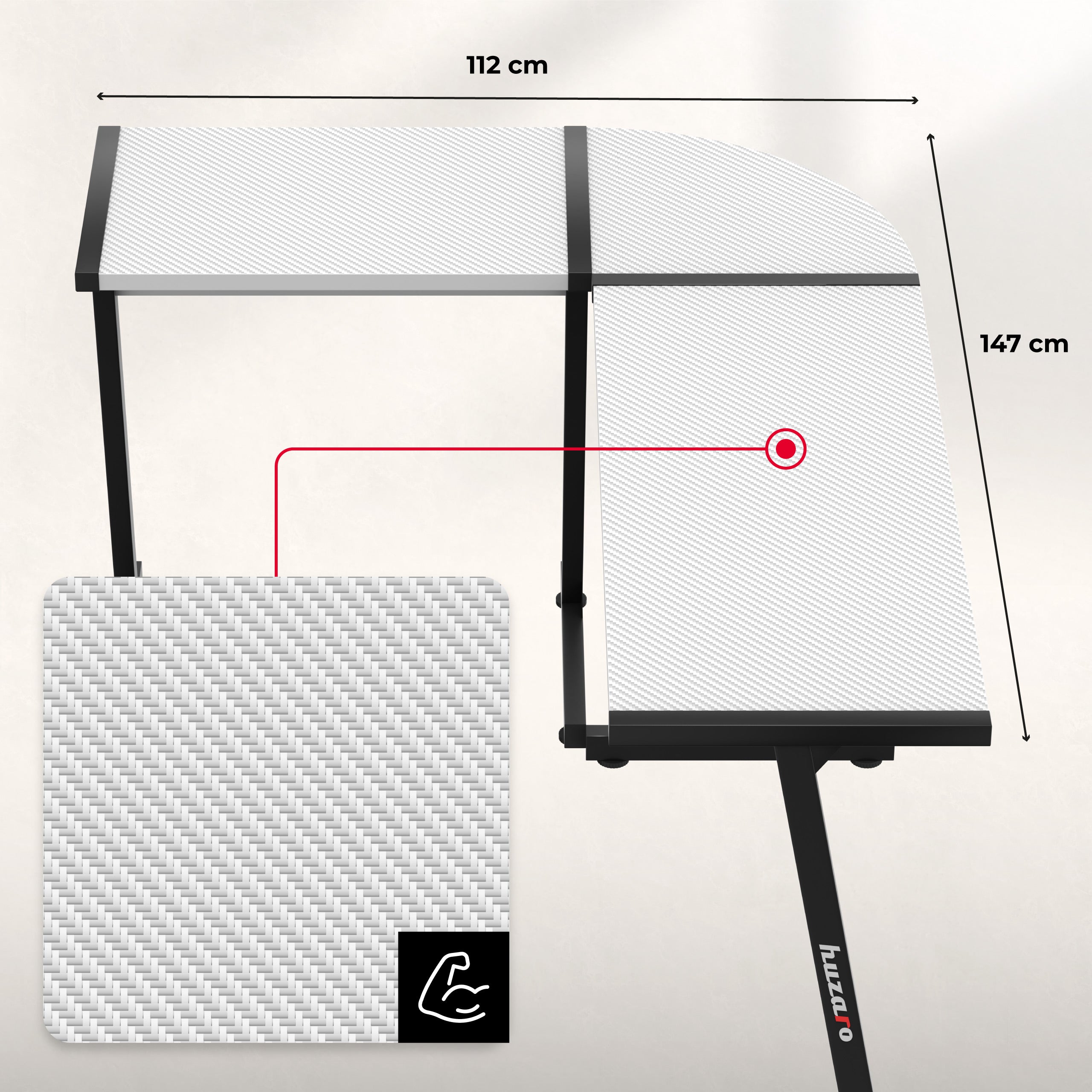 Carbon Flex coated countertop