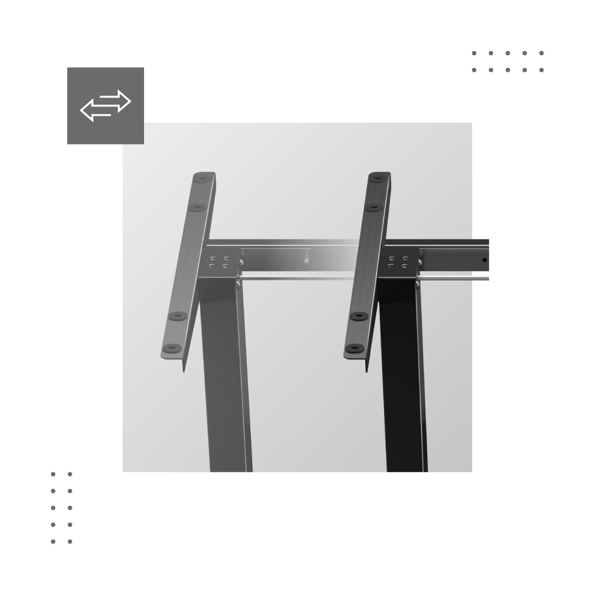 Dopasuj elektryczny stelaż biurkowy do własnych potrzeb