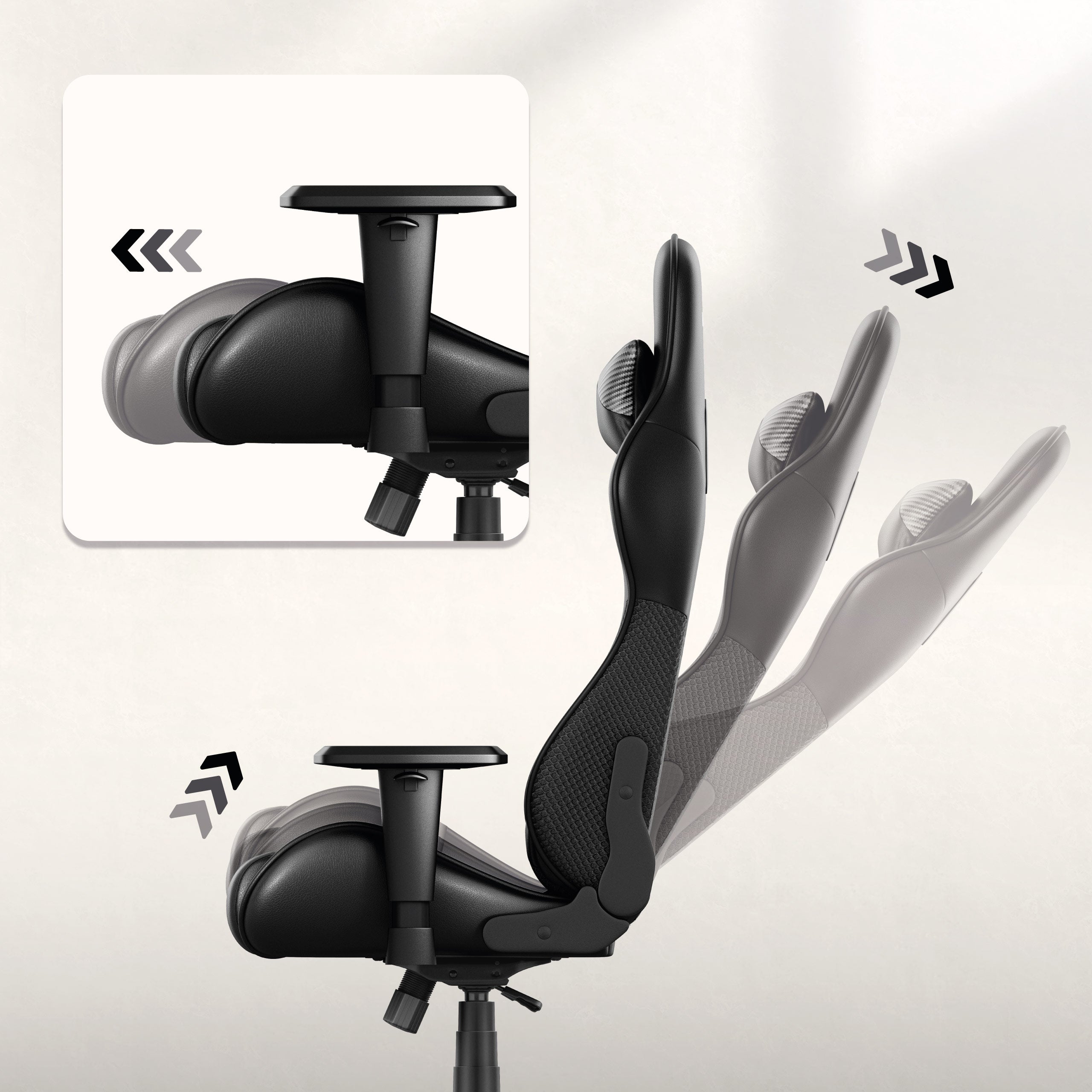 Krzesło gamingowe z technologią SideRest