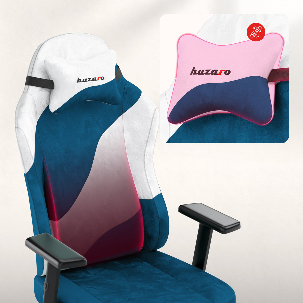 Fotel gamingowy dla nastolatka Huzaro Ranger 5.7 Blue