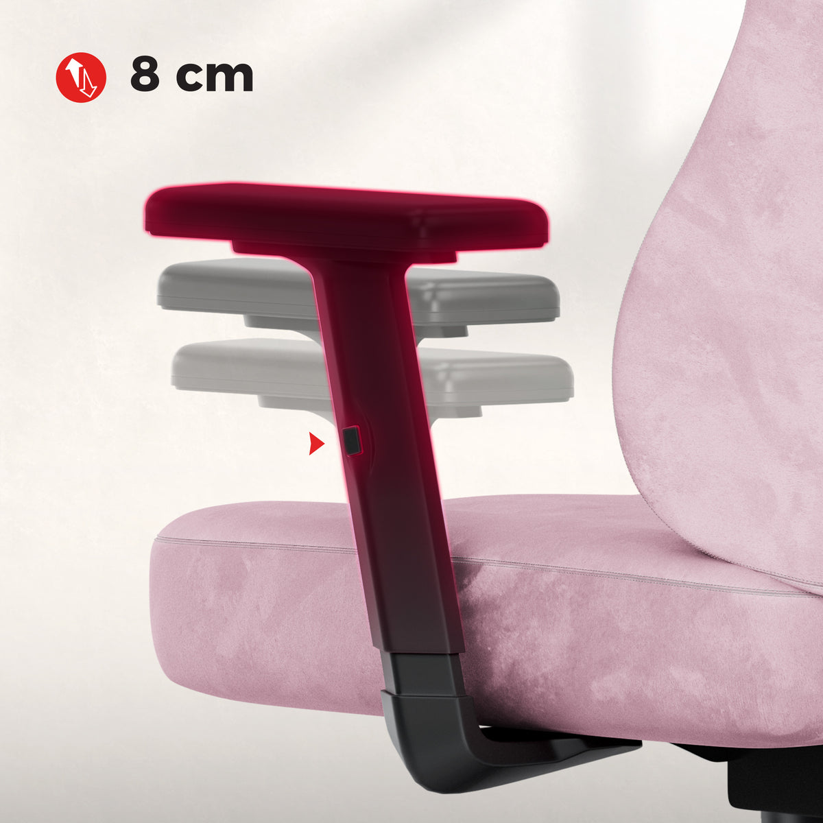 Fotel gamingowy dla nastolatka Huzaro Ranger 5.7 Lilac