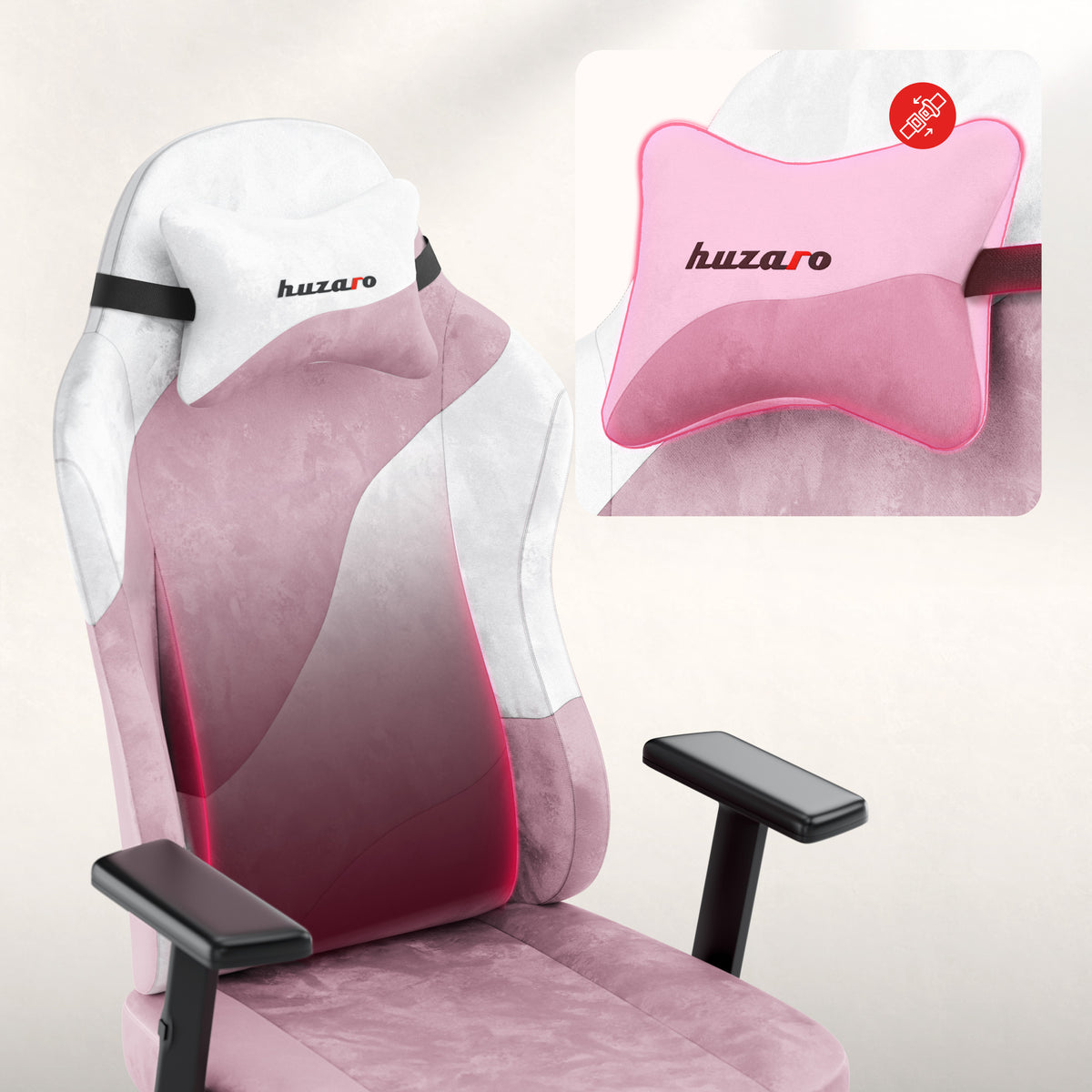 Fotel gamingowy dla nastolatka Huzaro Ranger 5.7 Lilac