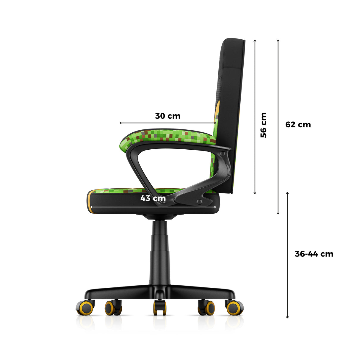 Fotel Gamingowy dla dziecka Huzaro RANGER 1.0 Pixel Mesh OUTLET