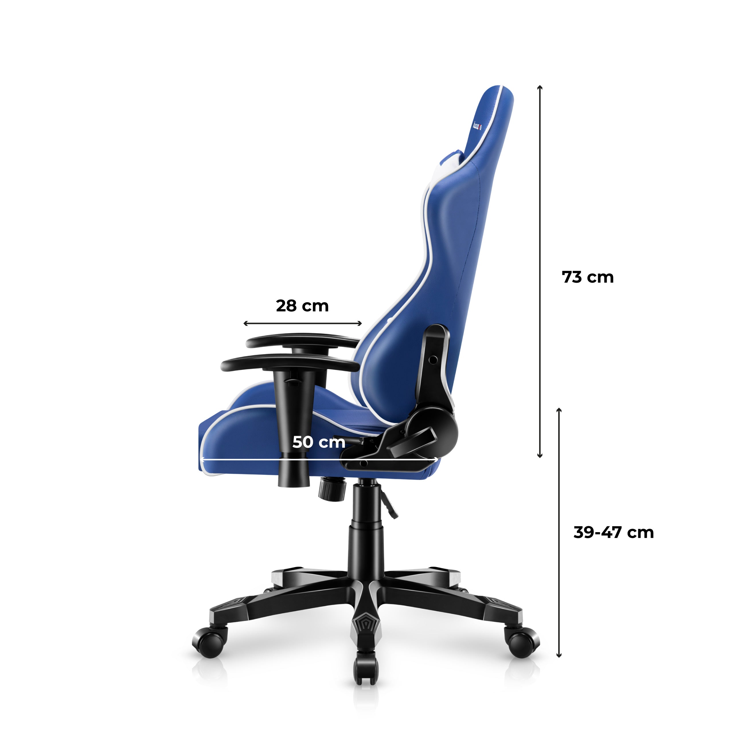Fotel Gamingowy dla dziecka HUZARO RANGER 6.0 Blue OUTLET