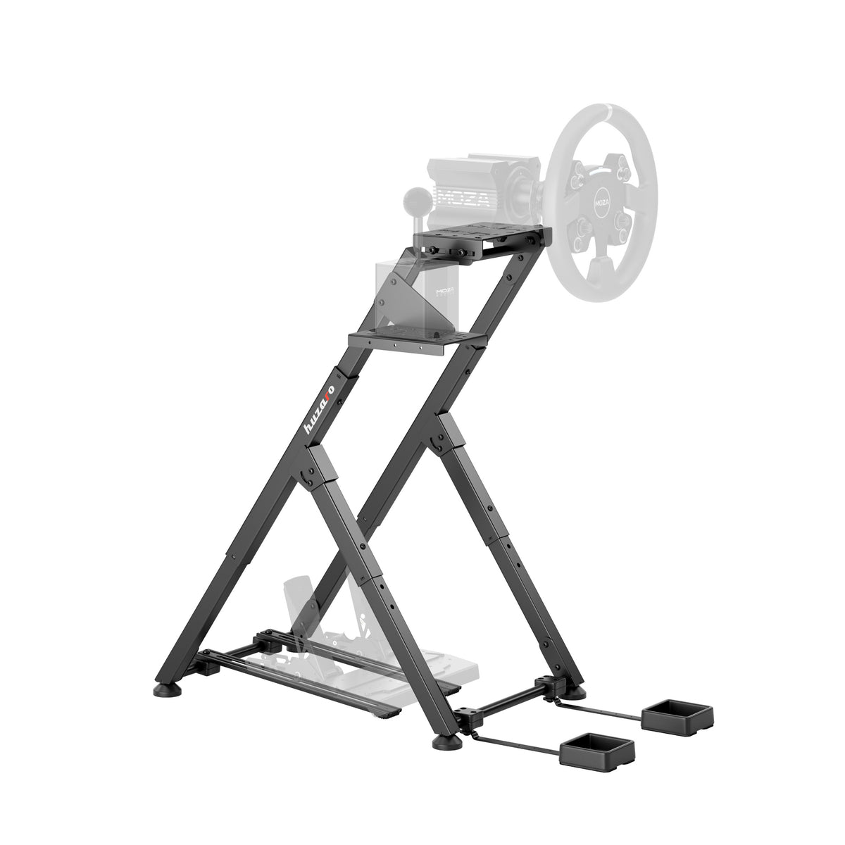 Stelaż do simracingu składany Huzaro Speed 2.5 Black