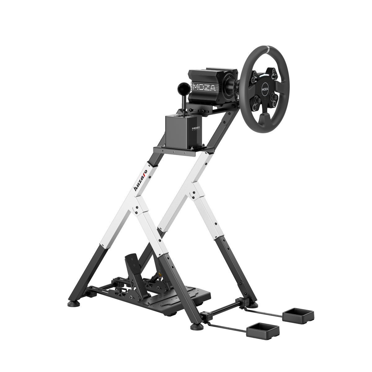 Stelaż do simracingu składany Huzaro Speed 2.5 White