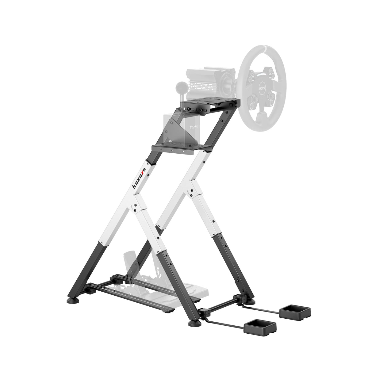 Stelaż do simracingu składany Huzaro Speed 2.5 White
