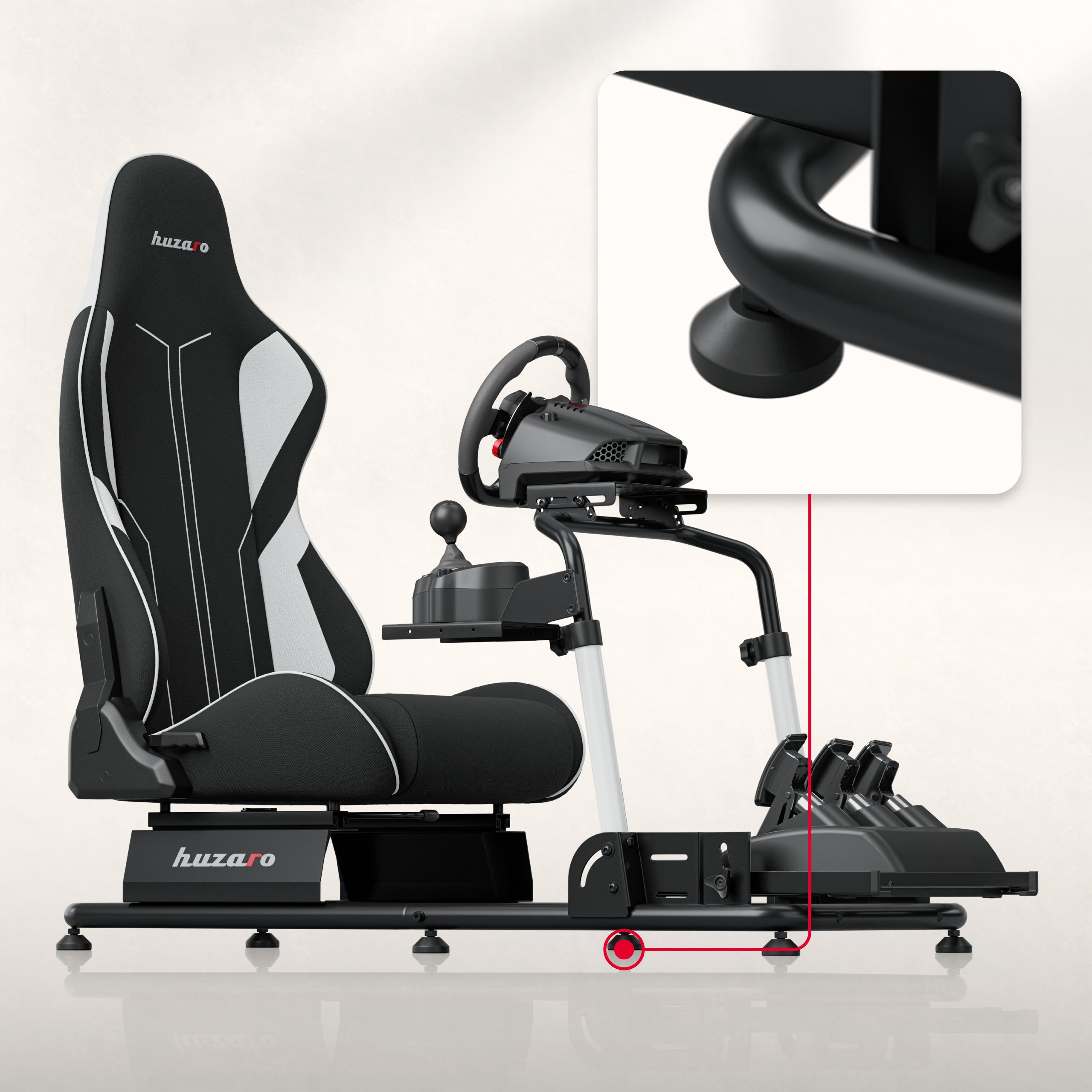 Kokpit wyścigowy Huzaro Speed 5.5 sim racing