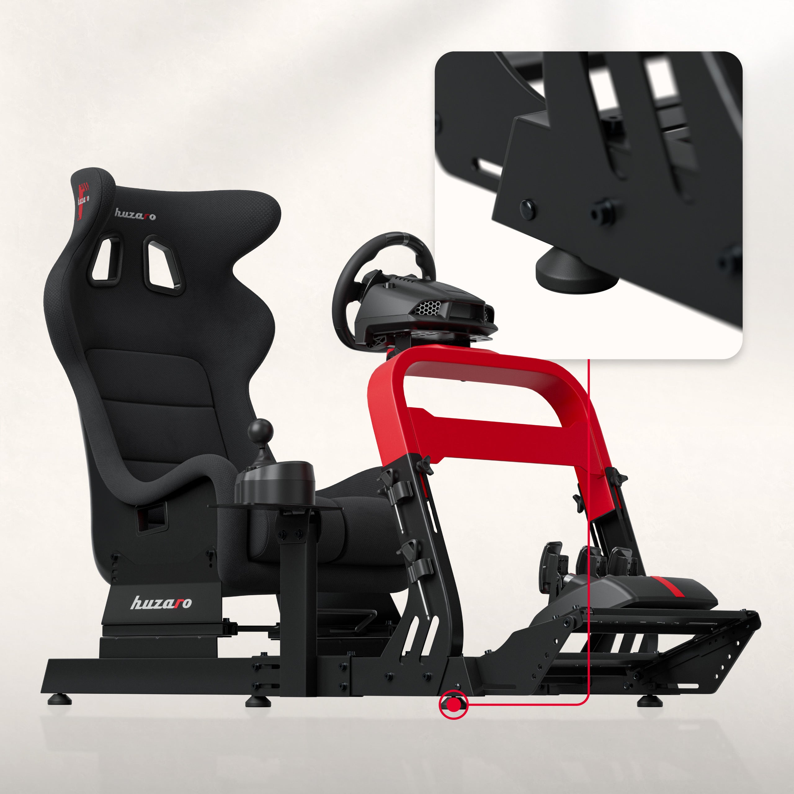 Kokpit wyścigowy Huzaro Speed 8.3 sim racing