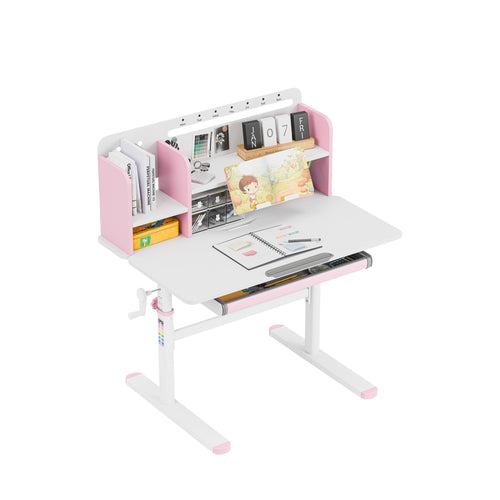 Ergonomiczne biurko dla dziecka Mark Adler Study 5.0 Pink 90 cm