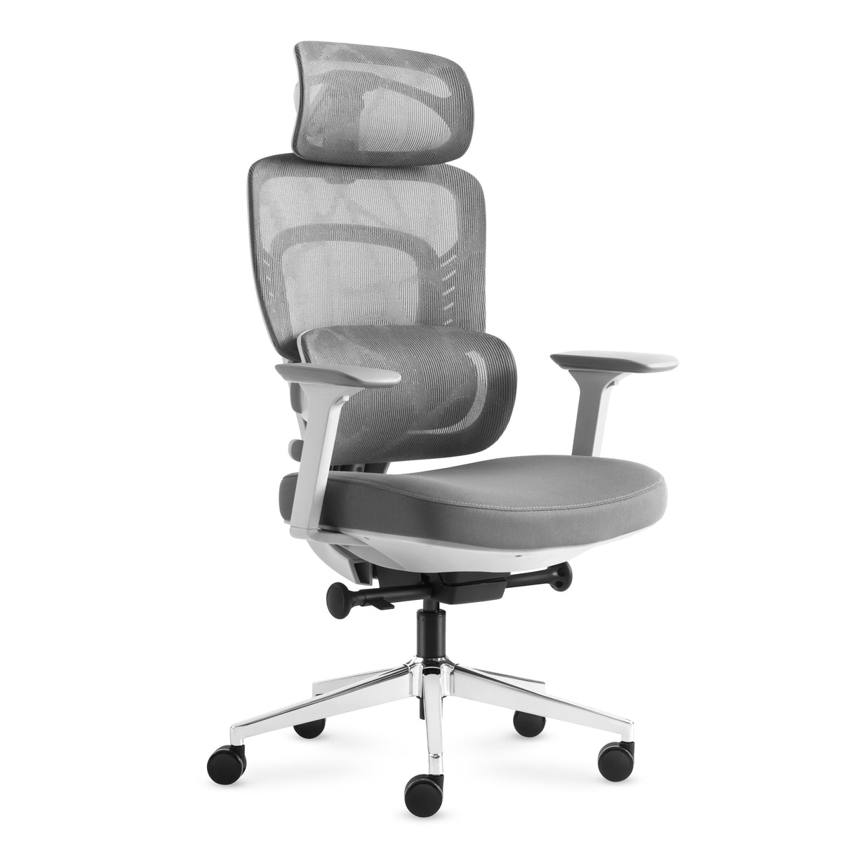 Fotel biurowy z masażem Mark Adler Visioner 6.1 Grey OUTLET